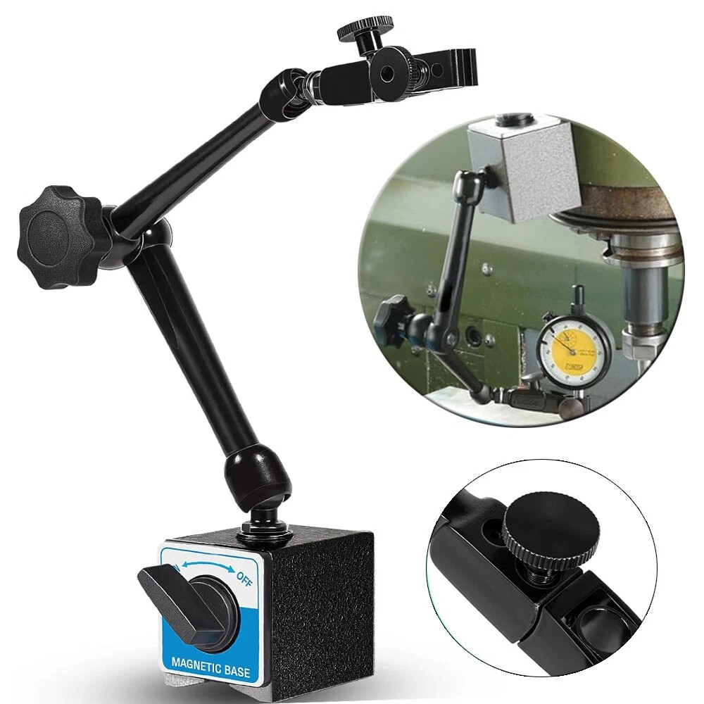 176lb Magnetic Base H-295 Fits Noga Dial Gage Test Indicator Stand DG61003