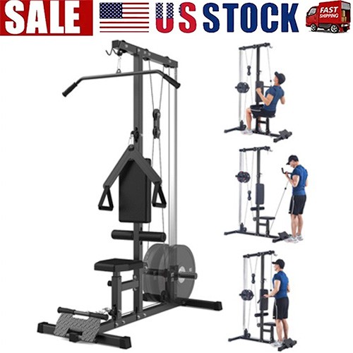 LAT Power Cable Machine, Adjustable LAT Pull Down and LAT Row Cable Machine