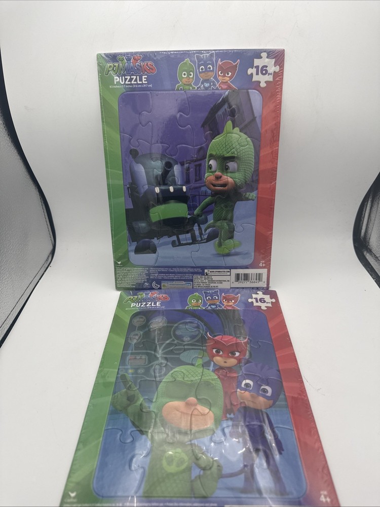 2 PJ Masks  Puzzles 16-Pieces Spin Master cardinal  New In Wrap