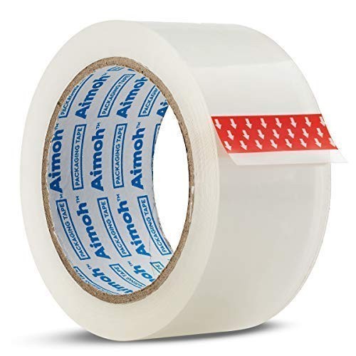 12 Rolls Heavy Duty Clear Packing Tape -Acrylic Adhesive- 2.7mil Super Strong...