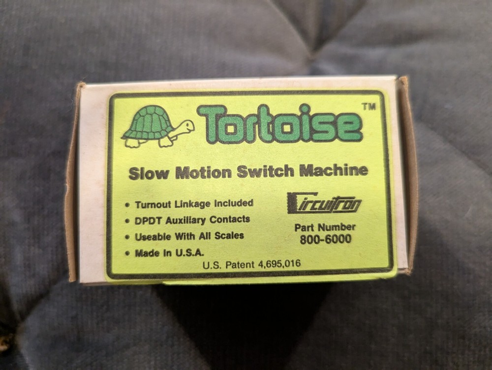 CIRCUITRON 800-6000 The Tortoise Switch Machine -Single, NEW