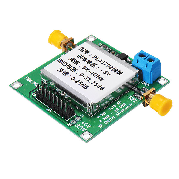 PE43702 9K-4GHz 0.25dB Stepping Precision 31.75dB Digital RF Attenuator Module