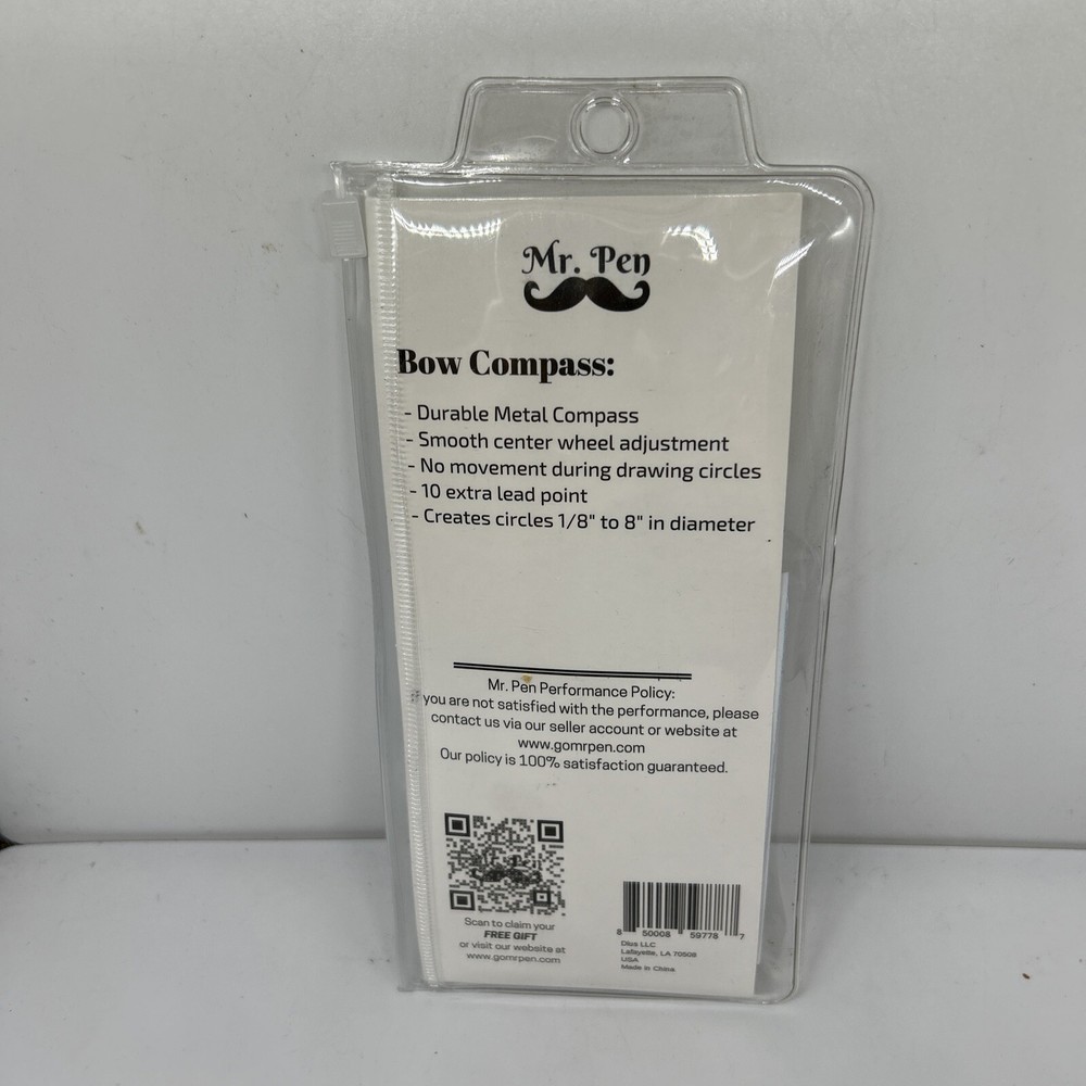 Professional Bow Compass for Geometry, Art, and Drafting - Precision Tool