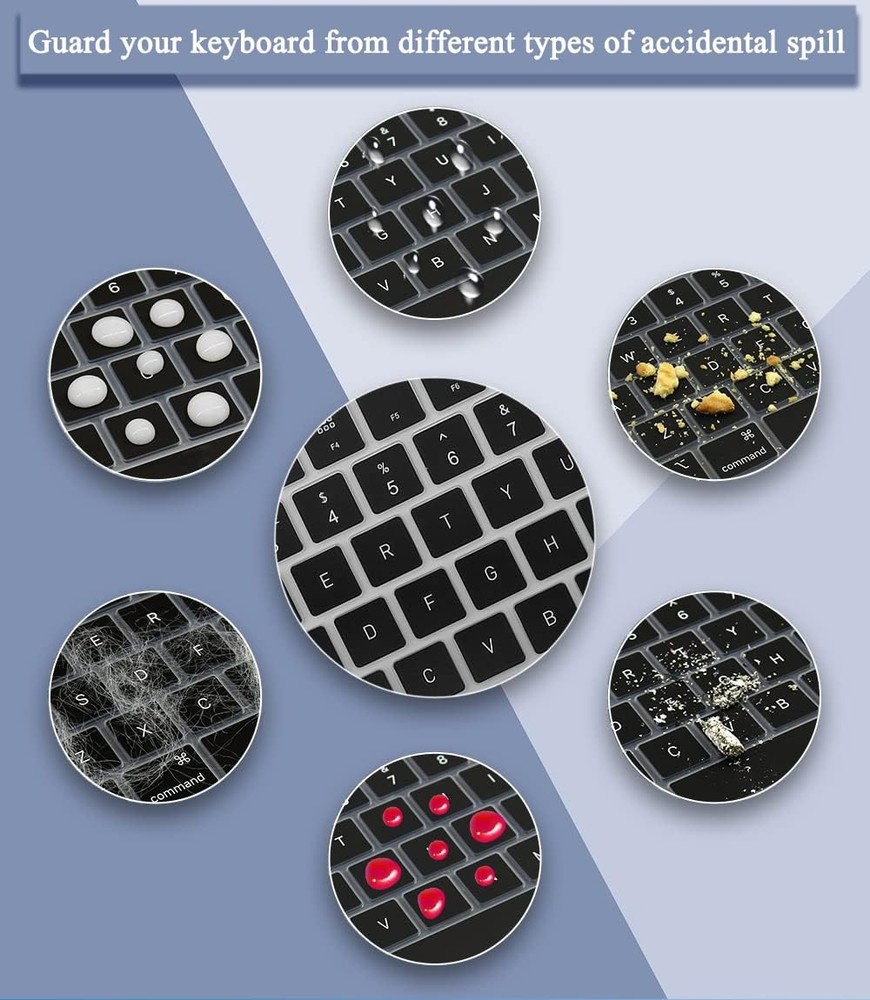 Silicone Keyboard Cover for Apple Magic Keyboard with Numeric Keypad MQ052LL/A (
