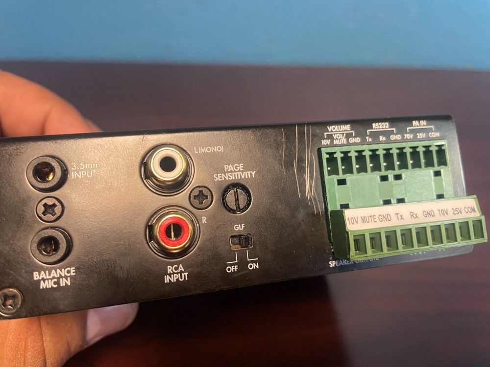 C2G Audio Amplifier Plenum Rated 25/70V 50W - Untested, sold as-is.