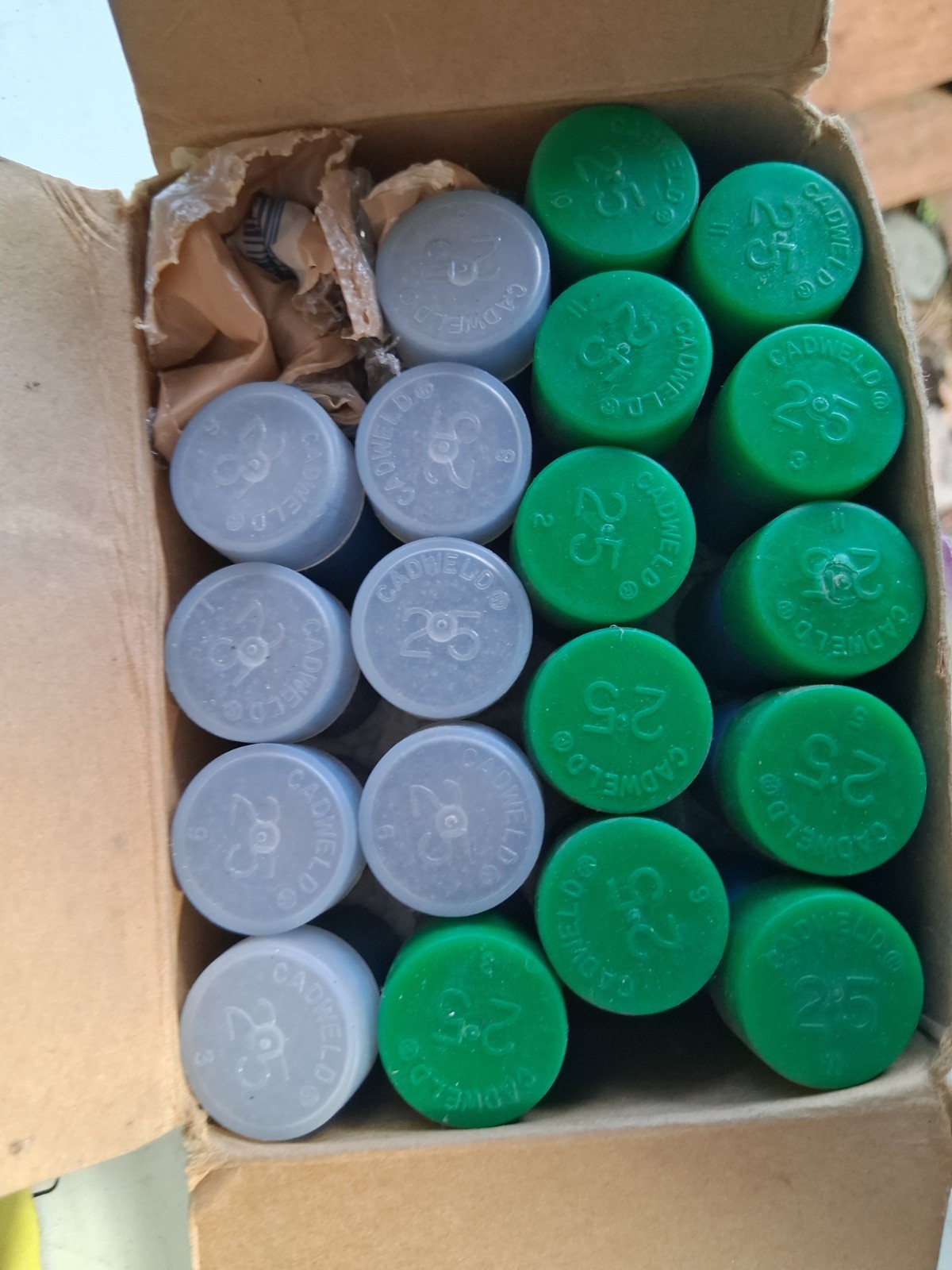 (LOT of 41pcs) Mix Erico Welding Merteral (TOTAL 41 PCS) , CA25, XL32, 65, 90,