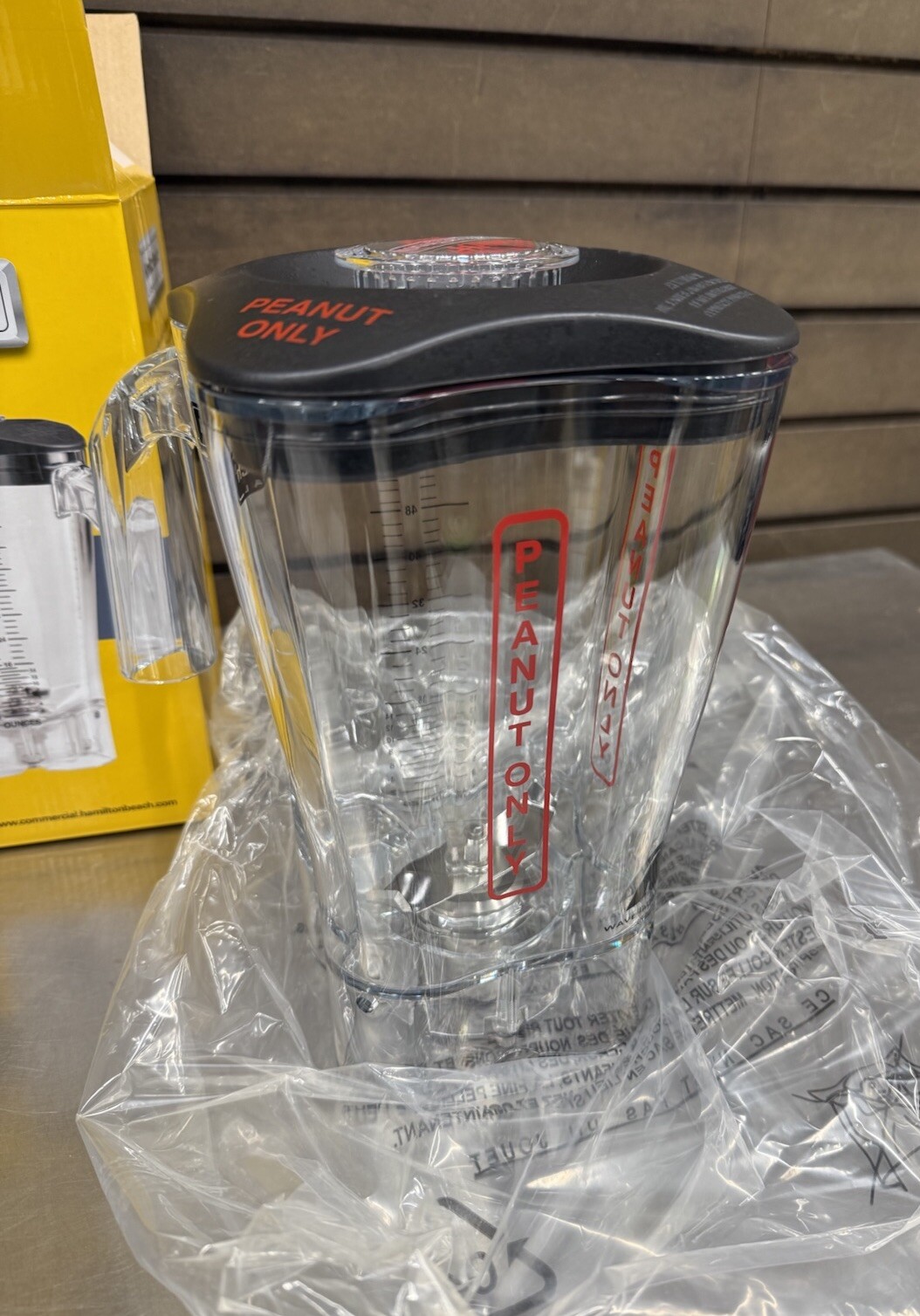 Hamilton Beach 6126-650-P PEANUTS ONLY Blender Container Assembly 64oz NEW