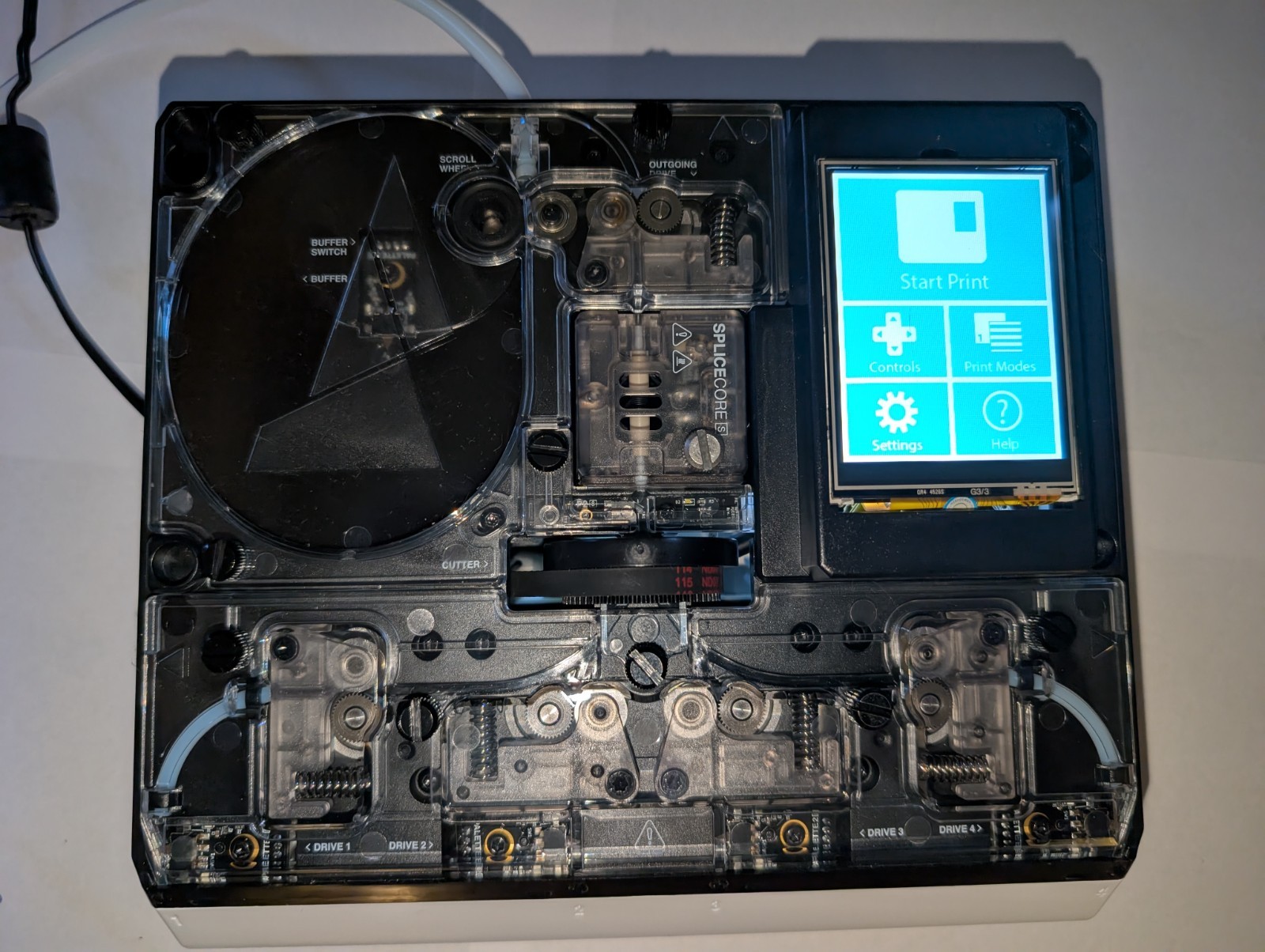 Mosaic Palette 2s 3d printing filament changer multi color