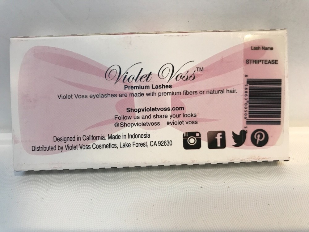 Violet Voss False Lashes STRIPTEASE BNIB NEW