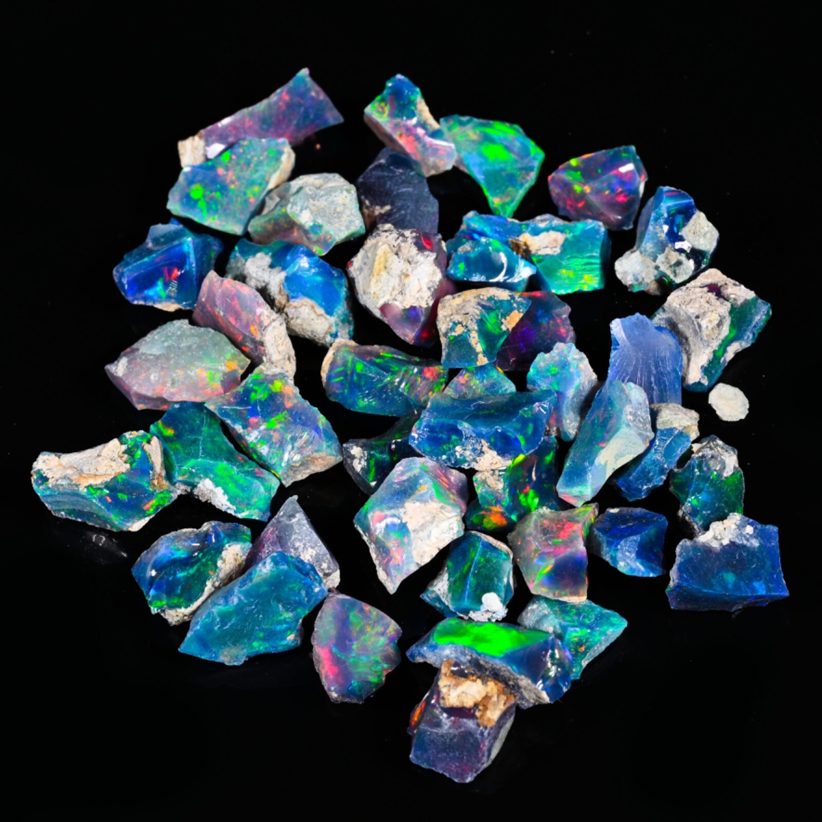 opal rough cut grade opal raw, Ethiopian opal gemstone, 10 Pieces large opal lot