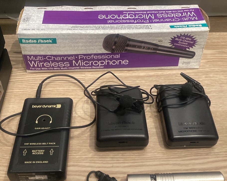 wireless microphone System Radio Shack