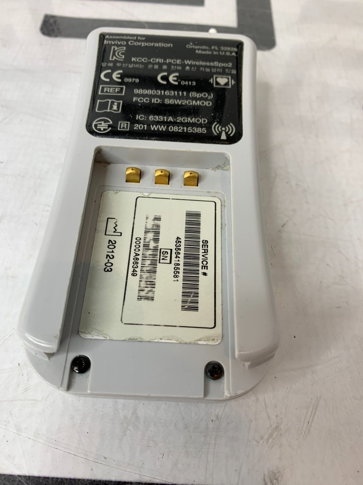 Invivo Expression SPO2 989803163111 Module Pulse Oximetry Philips Sensor MR