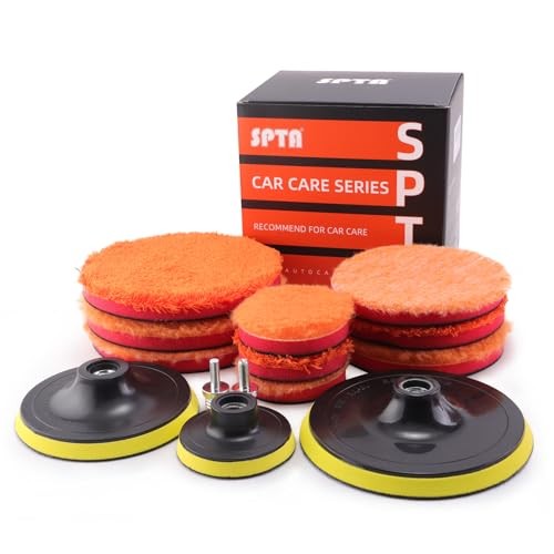Microfiber Polishing Pads, 14pcs 3" 5" 6" Microfiber Buffing Pad Kits