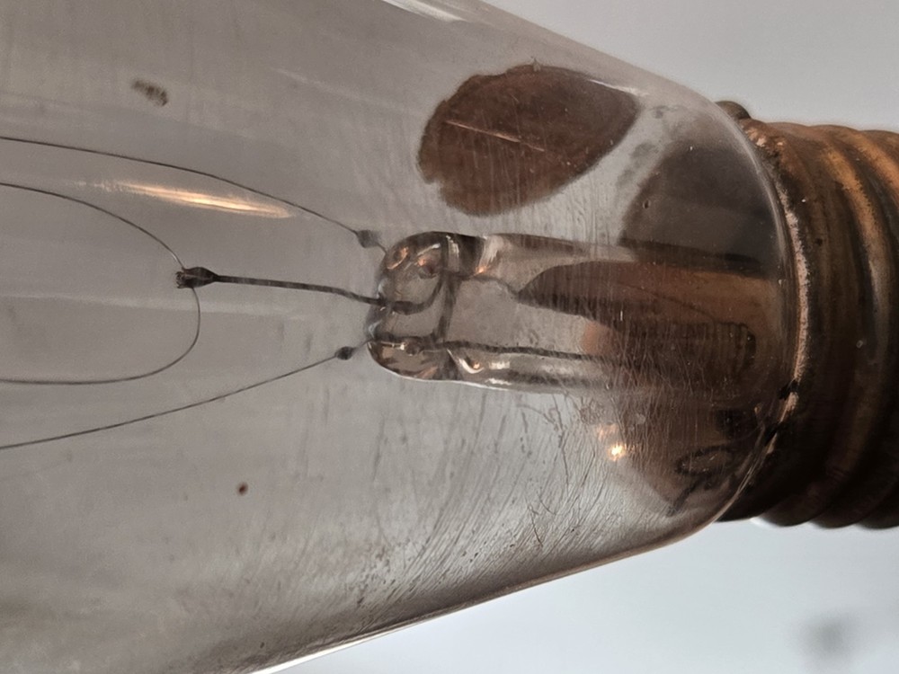 Antique Edison light bulb. Untested.