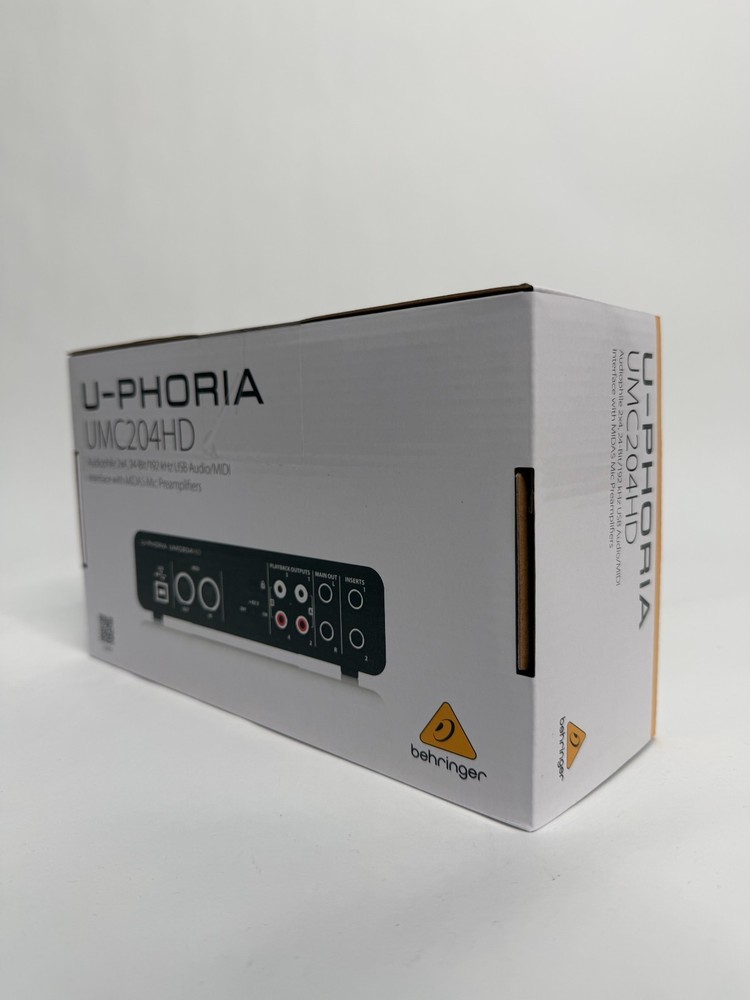 Behringer UMC204HD U-phoria USB Audio Interface