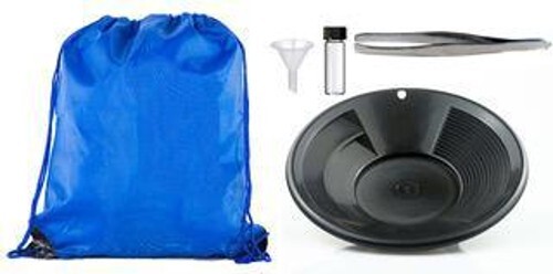 Sluice Monkey Xmas Special 10" Black Gold Panning Kit
