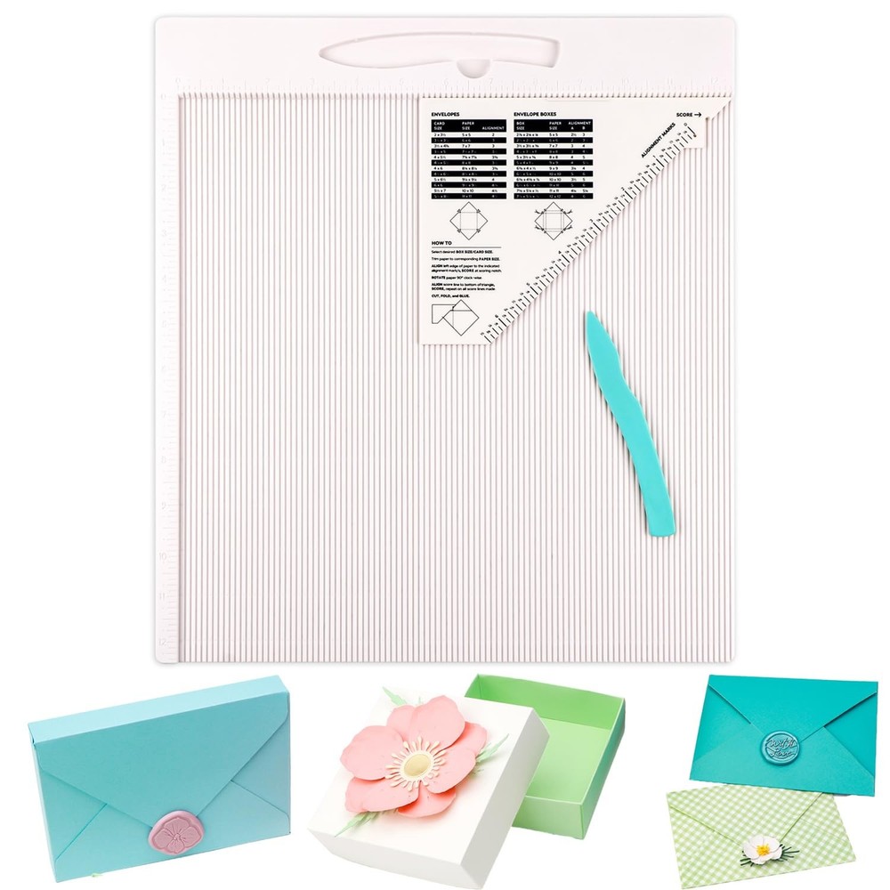 12x12 Scoring Board for Making Envelope/Envelope /Gift ; Large Multi-Purpose ...