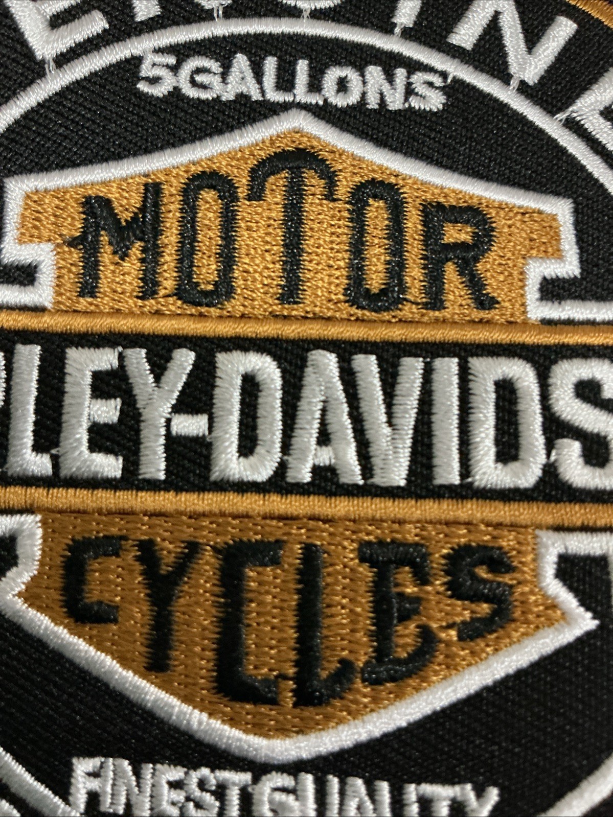 🏍️ 5 Inch Round Embroidered Harley Davidson Iron On Patch… Looks Amazing