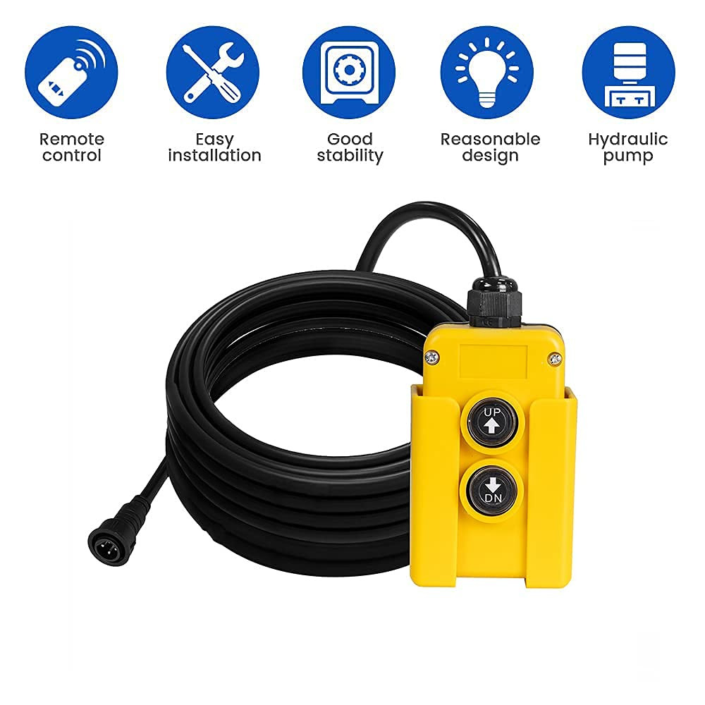 4 Wire Dump Trailer Remote Control Switch for Hydraulic Pump 12V DC for Lift Win