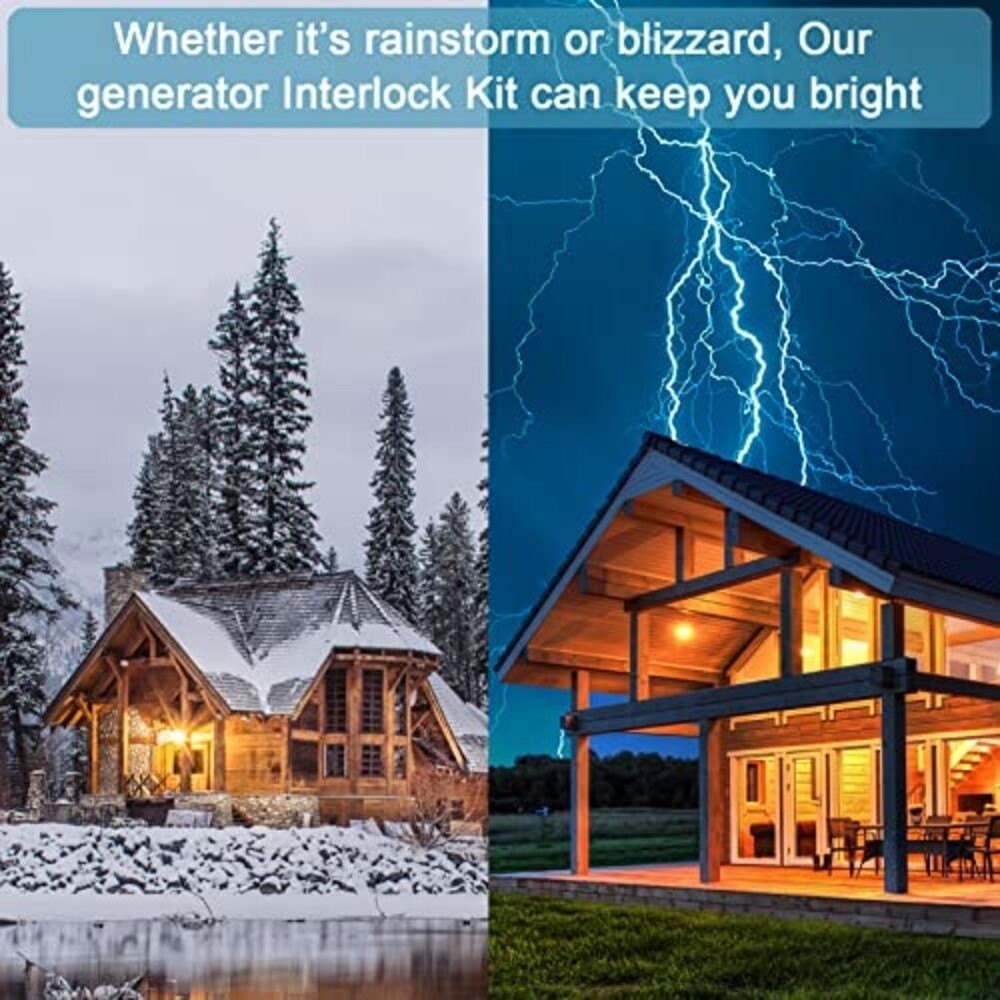 Generator Interlock Kit for Murray 100 Amp Breakers with Installation Tools