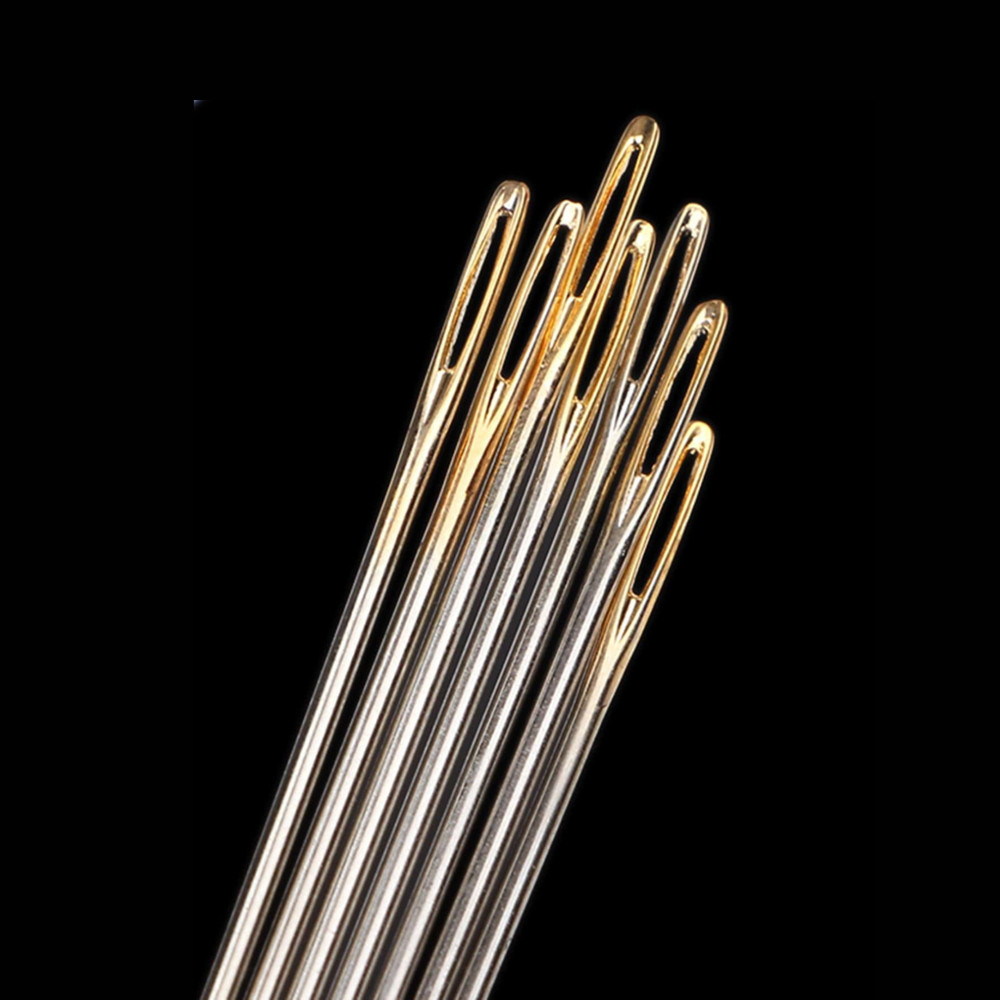 Sewing Needles Large Eye Sharp Point, 25pcs Large Eye Hand Stitching Needles Set