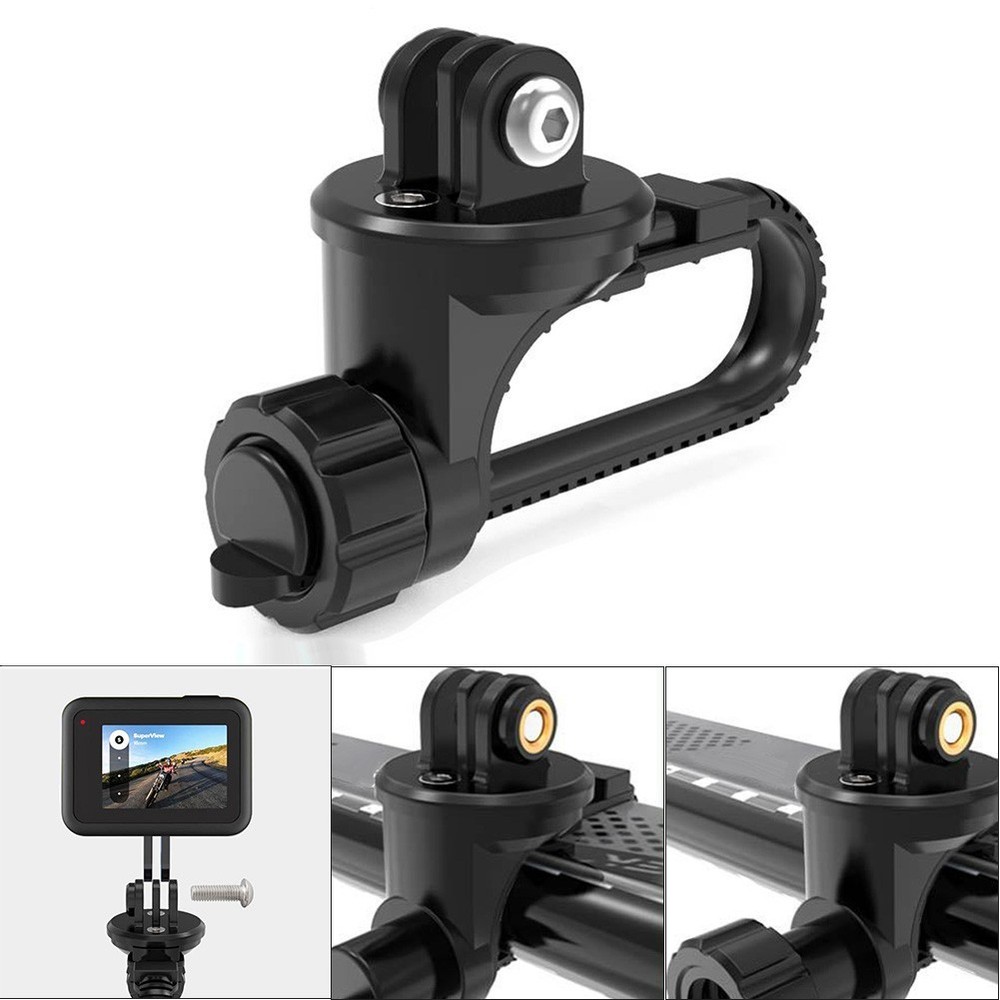 Flat Handlebar Camera Mounting Solution For for Road Bikes with For 360