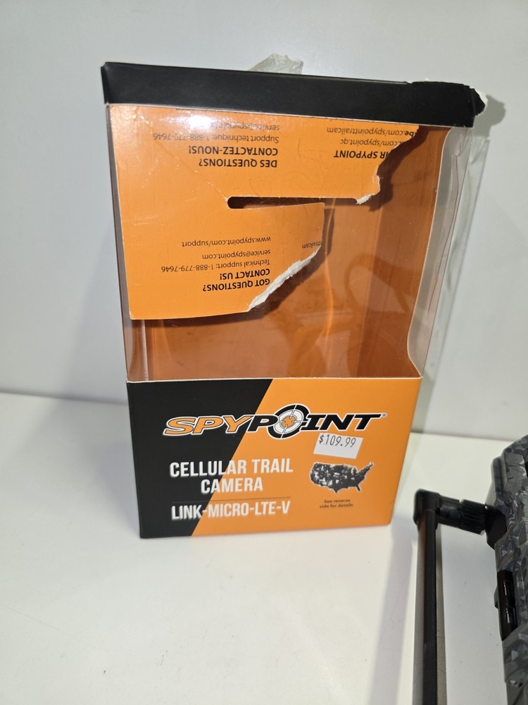 SpyPoint Link-Micro-LTE-V Cellular game camera, security cam, Tested working