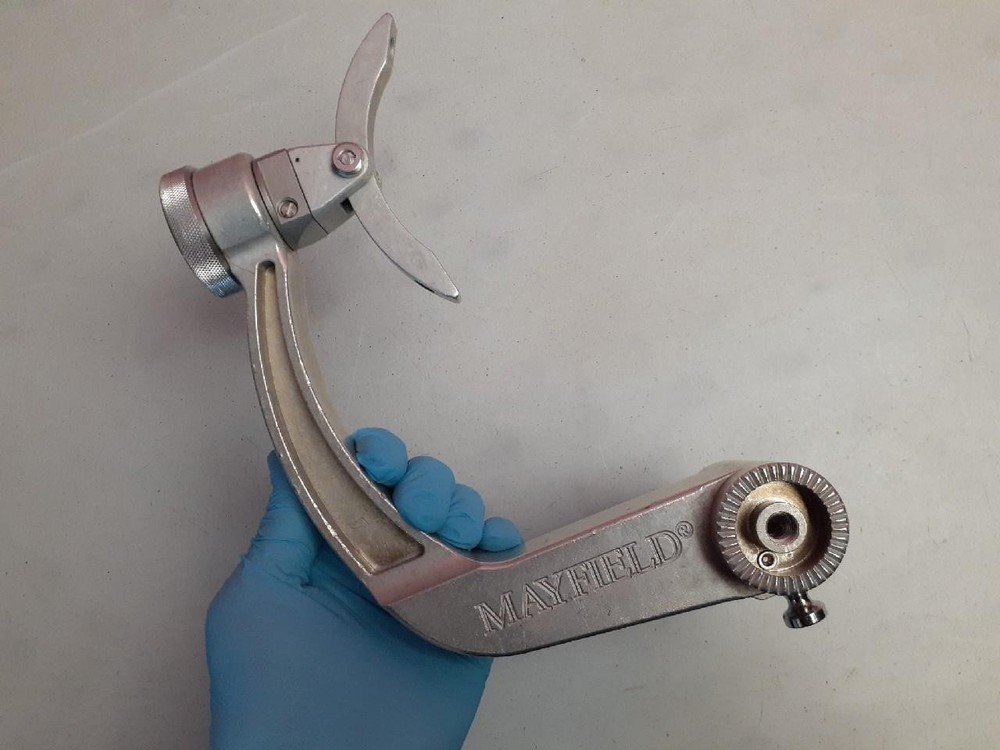 Integra Mayfield Infinity Cranial Fixation Skull Clamp A-1114 Table Attachment