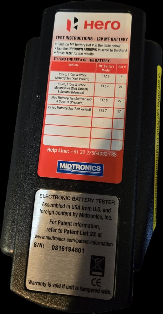 Midtronics PBT50 Battery Conductance Tester
