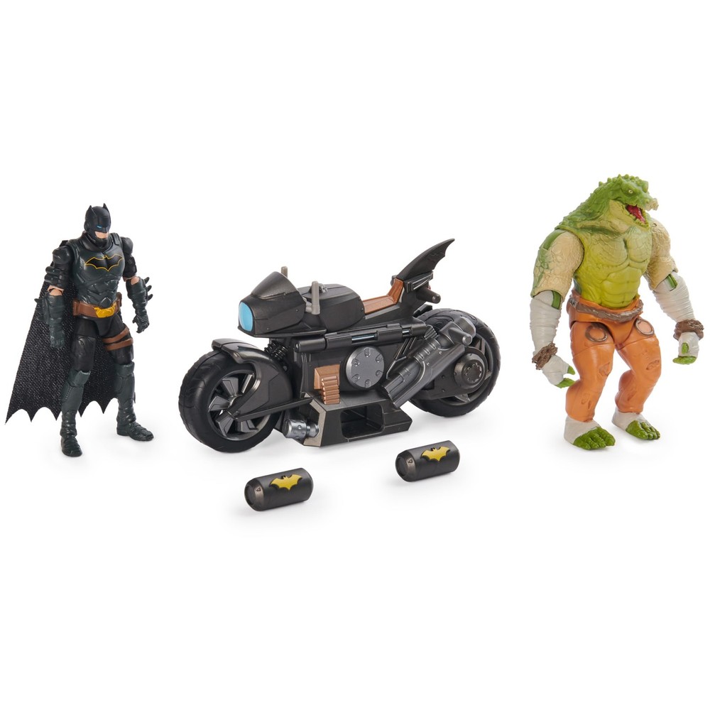 DC Comics, Batman Transforming Batcycle Battle Pack with One Size, Multi