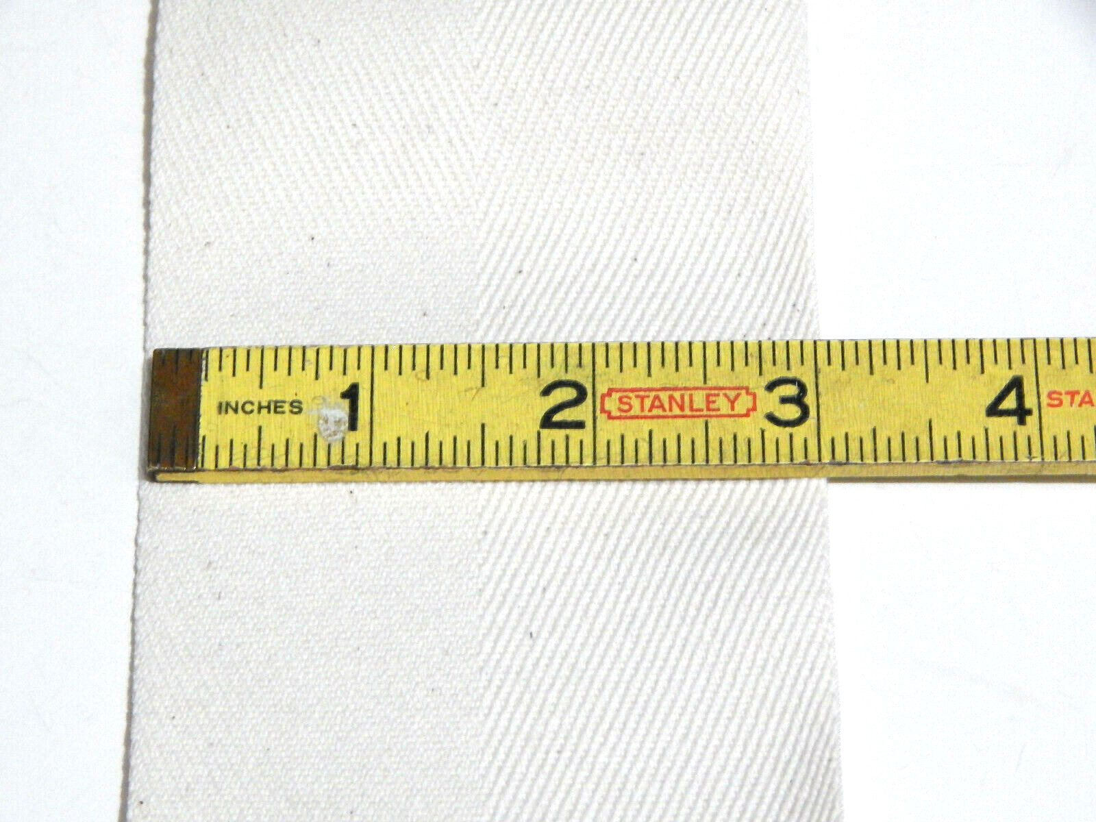 Hoosier Cabinet Hardware Tambour Door Pre-Shrunk Twill Cloth Webbing 1 yard