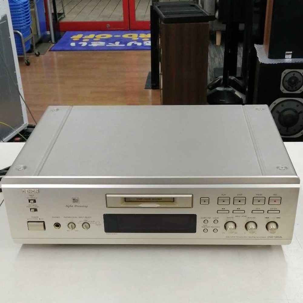 DENON DMD-1600AL MiniDisc Deck Recorder USED