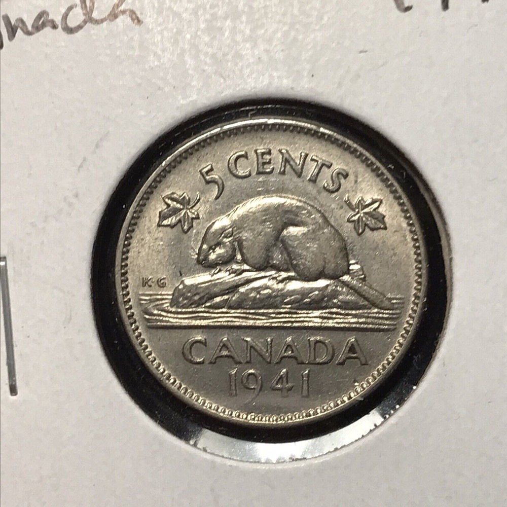 1941 5c Cents Canada - Nickel - AM41