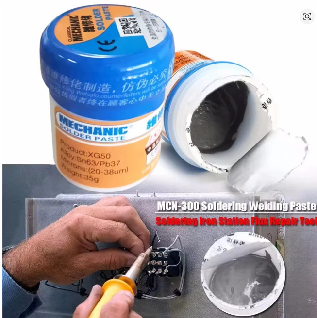 MECHANIC Lead-free Low Temperature SMT Melt Melting Point 183C Solder Paste 35g