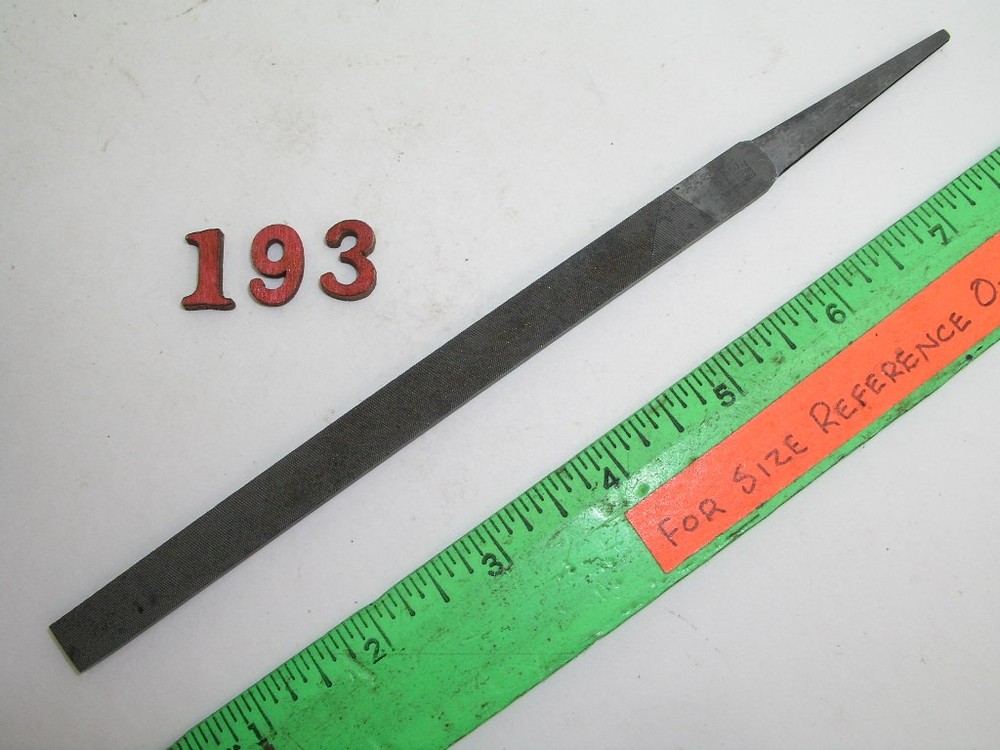 6" Pillar File Smooth Disston USA