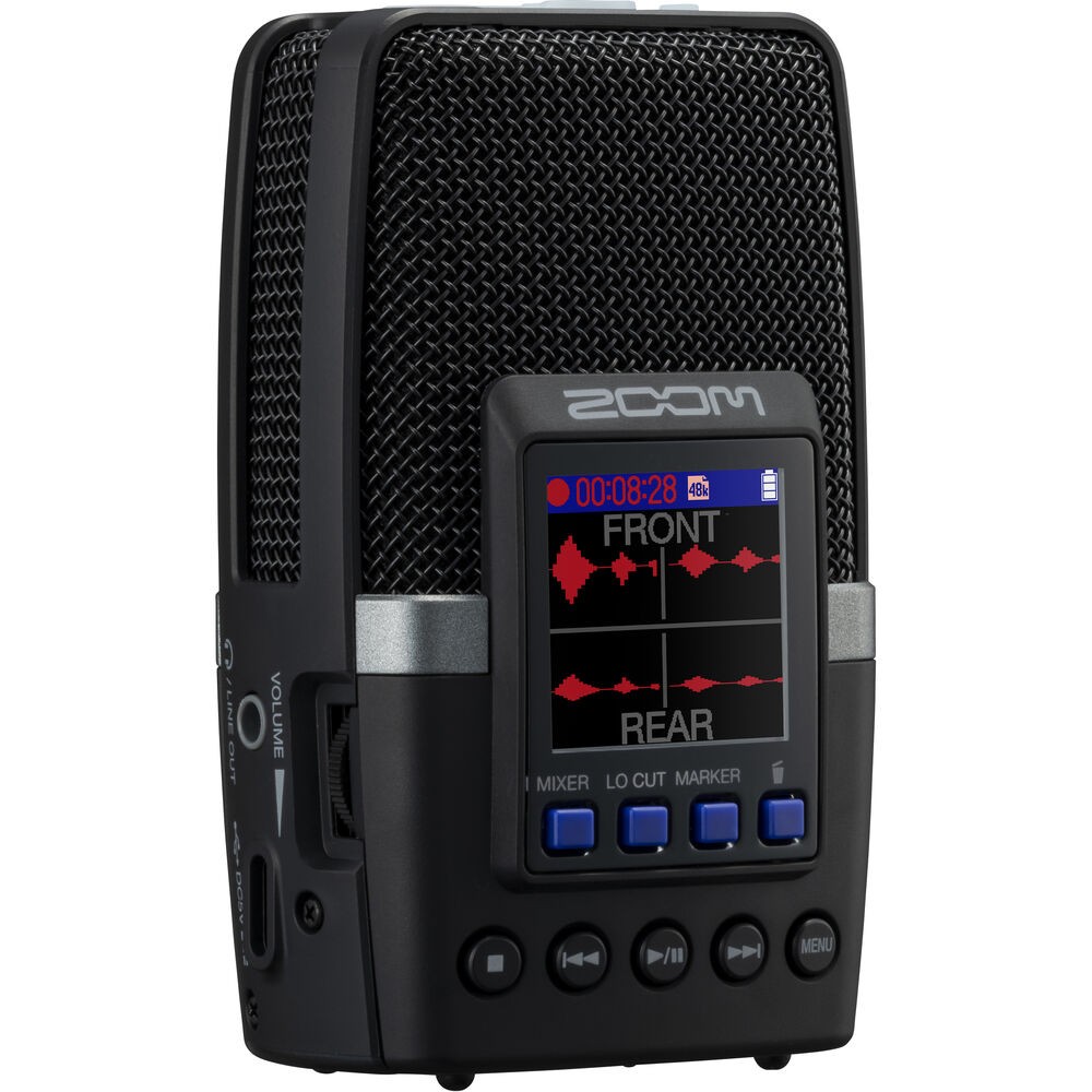 Zoom ZH2E H2essential Multi-Mic 32-Bit Float Portable Handy Recorder, Black