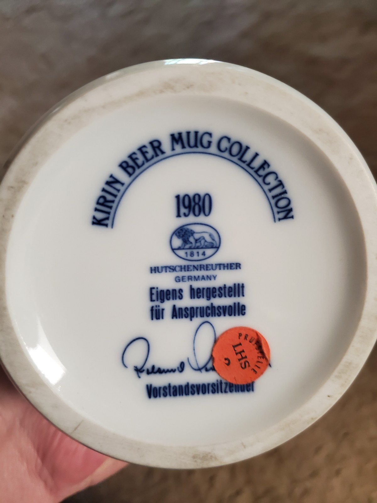 Vintage Hutschenreuther Kirin Beer Mug