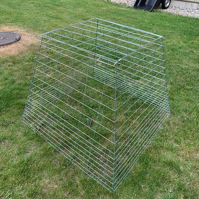 Chicken Cage fully Collapsible 40 x 40 x 30 raise poultry Galvanized safe poultr