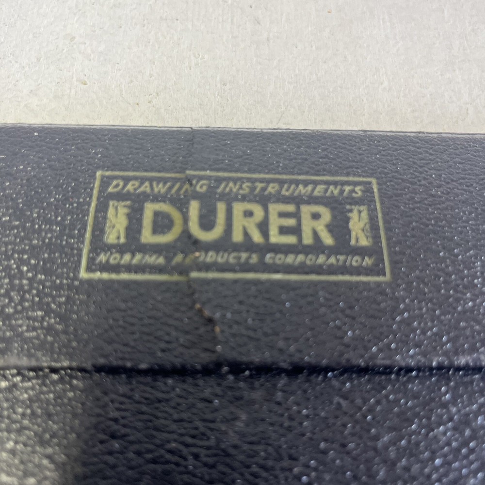 VINTAGE DURER 4038 Drafting Tool Kit With Case. Damaged Case