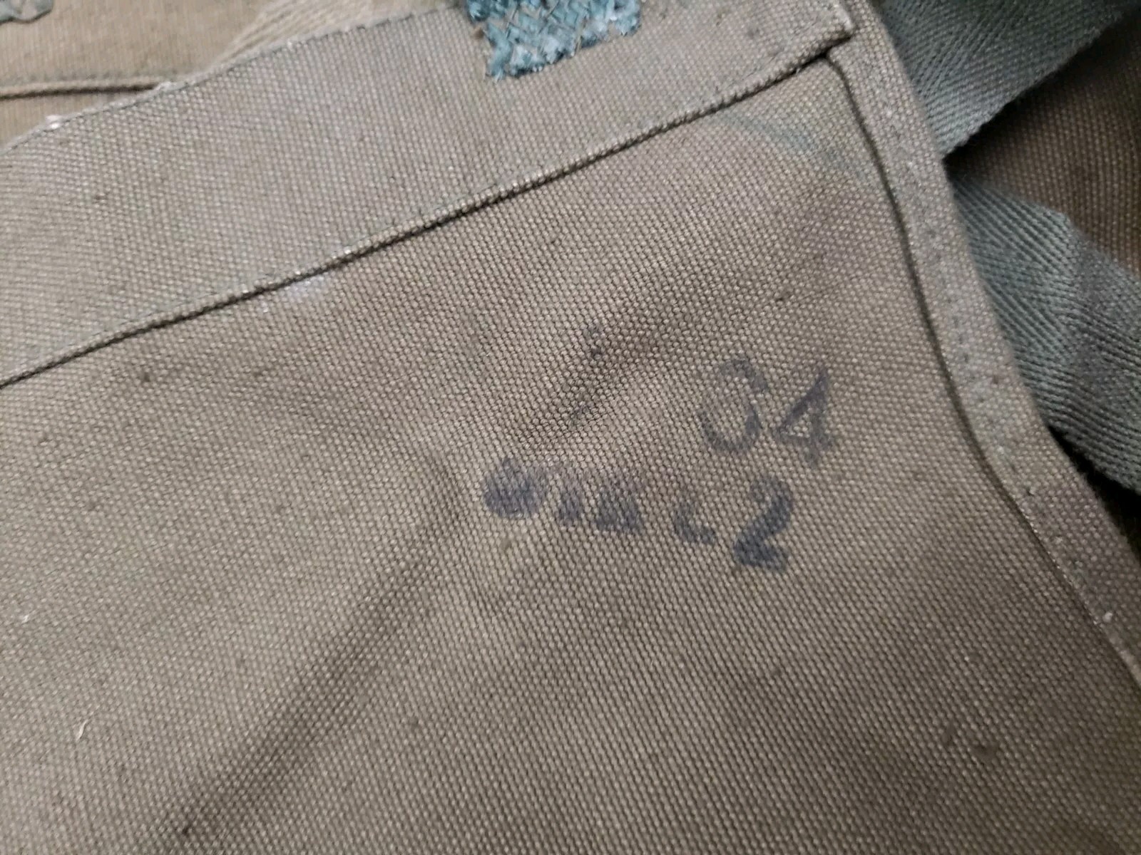 Vintage Czech Military Bread Bag Satchel Shoulder Bag Army Purse 1960s Dates