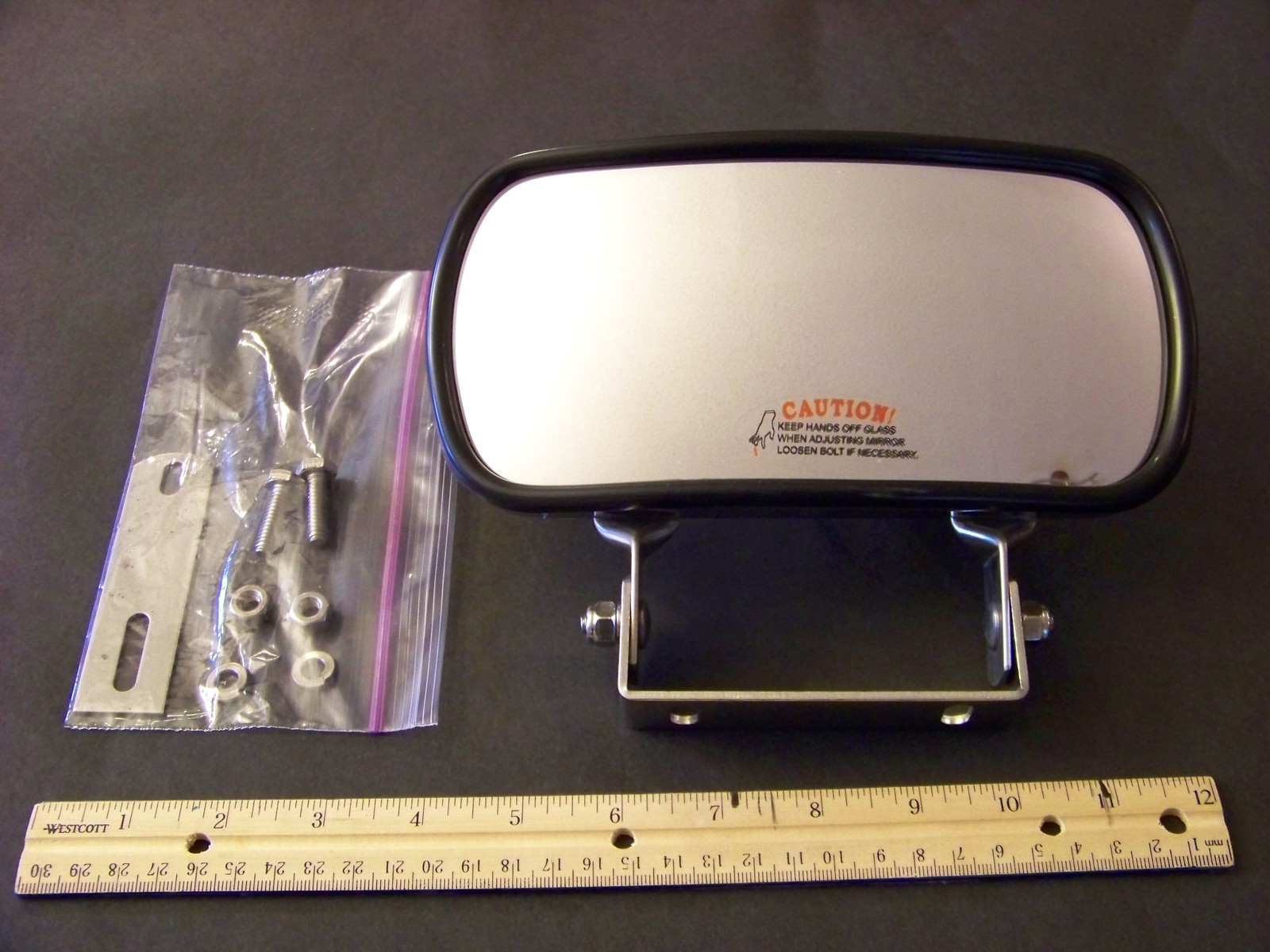 WIDE ANGLE MIRROR SKIDSTEER Equipment Loader Skid Steer Fits cat bobcat gehl etc