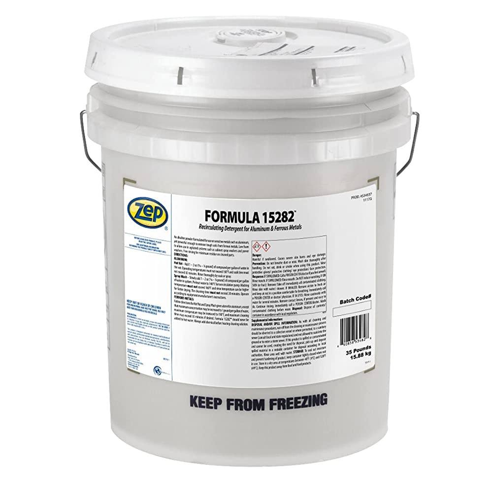 Zep Formula 15282 Recirculating Detergent for Aluminum and Ferrous Metals