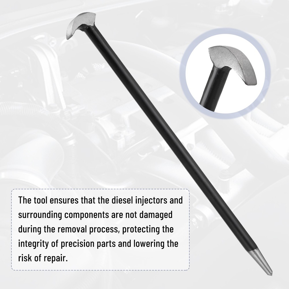 Universal Diesel Injector Puller Slide Hammer Extractor Tool w/ U-Joint Adapter