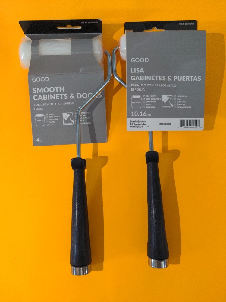 Ultra Smooth 4 in. Foam Mini Paint Roller with Frame