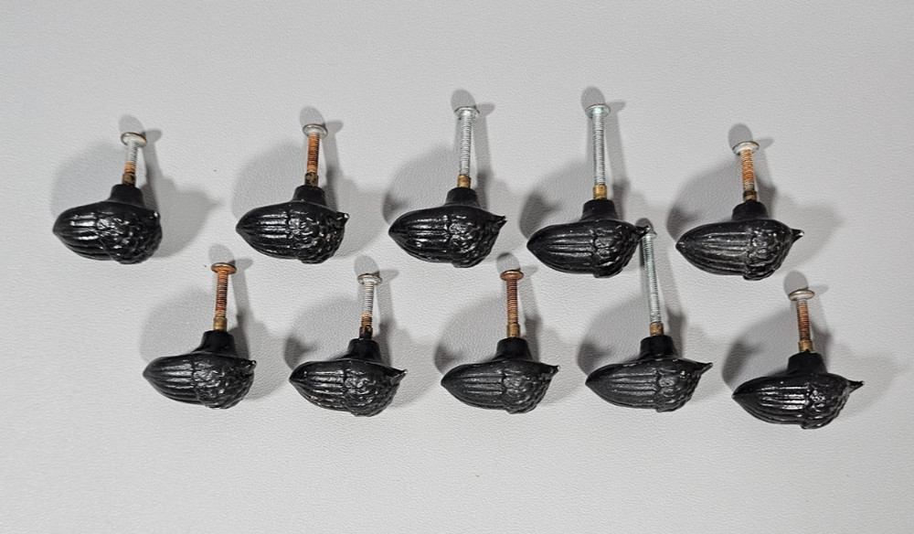 Anne at Home Heavy Metal Acorn Drawer Pull Knobs 10 Knobs