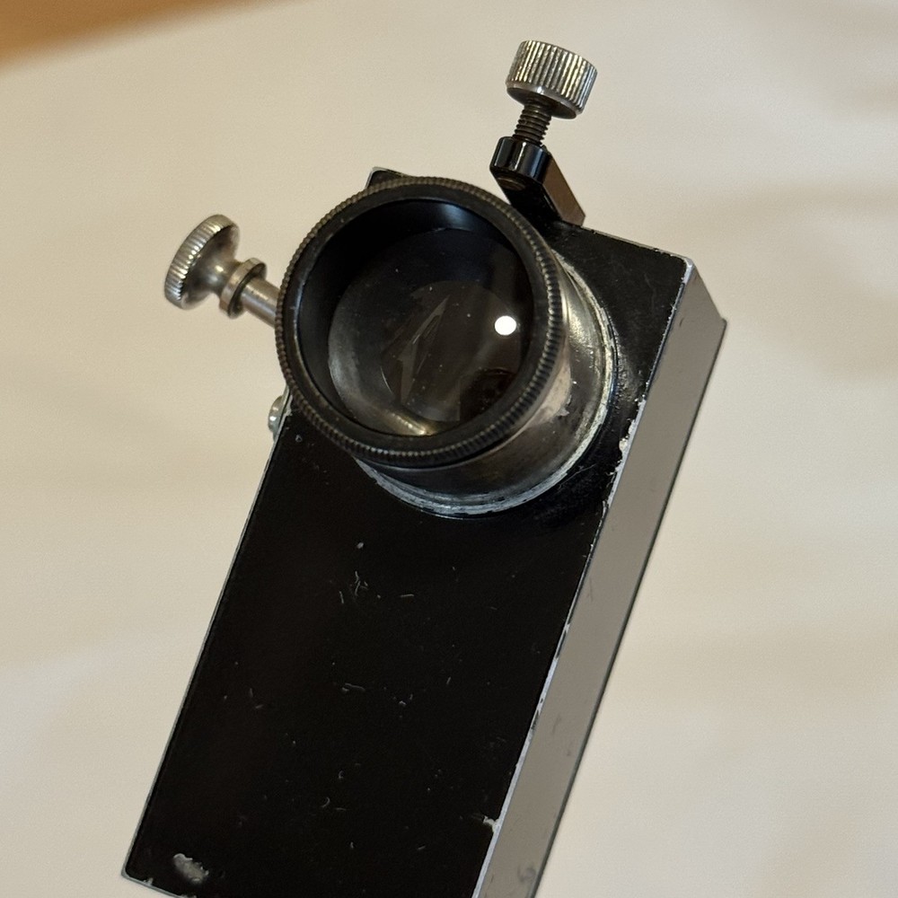 Leitz Wetzlar Germany DRGM Double Discussion Tube Microscope Eyepiece & Pointer