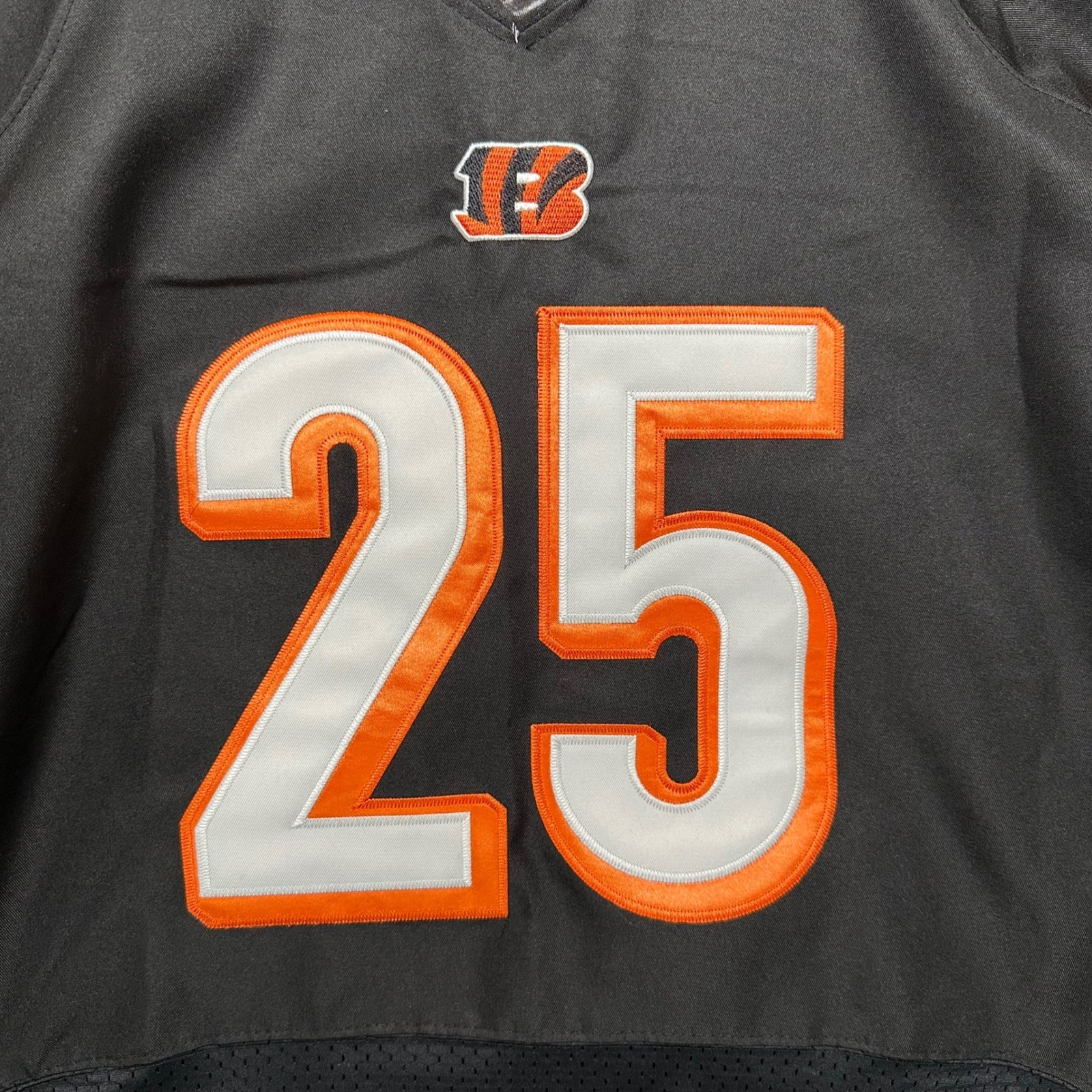 Nike Cincinnati Bengals Giovani Bernard 25 Elite On Field Jersey Mens 40 Medium