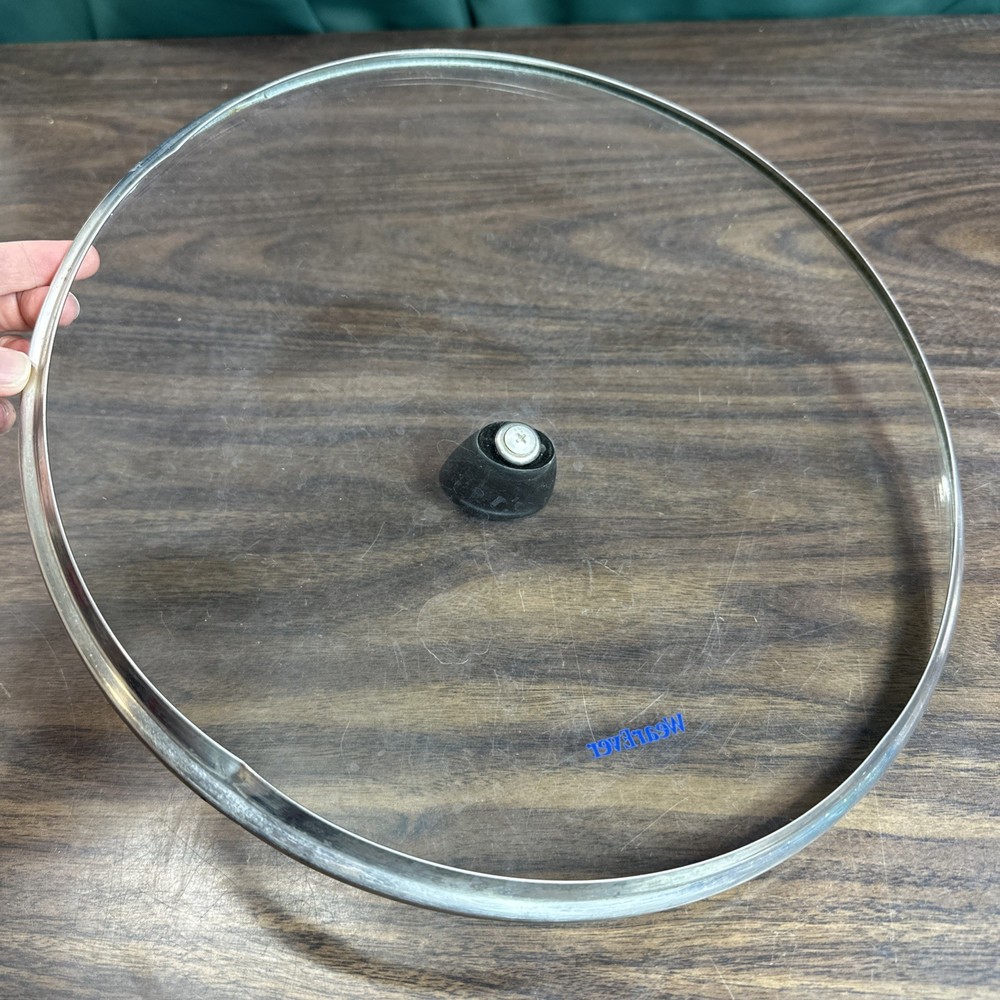 Wearever Cookware Replacement Glass Lid 11”Inner 12” Outer Diameter