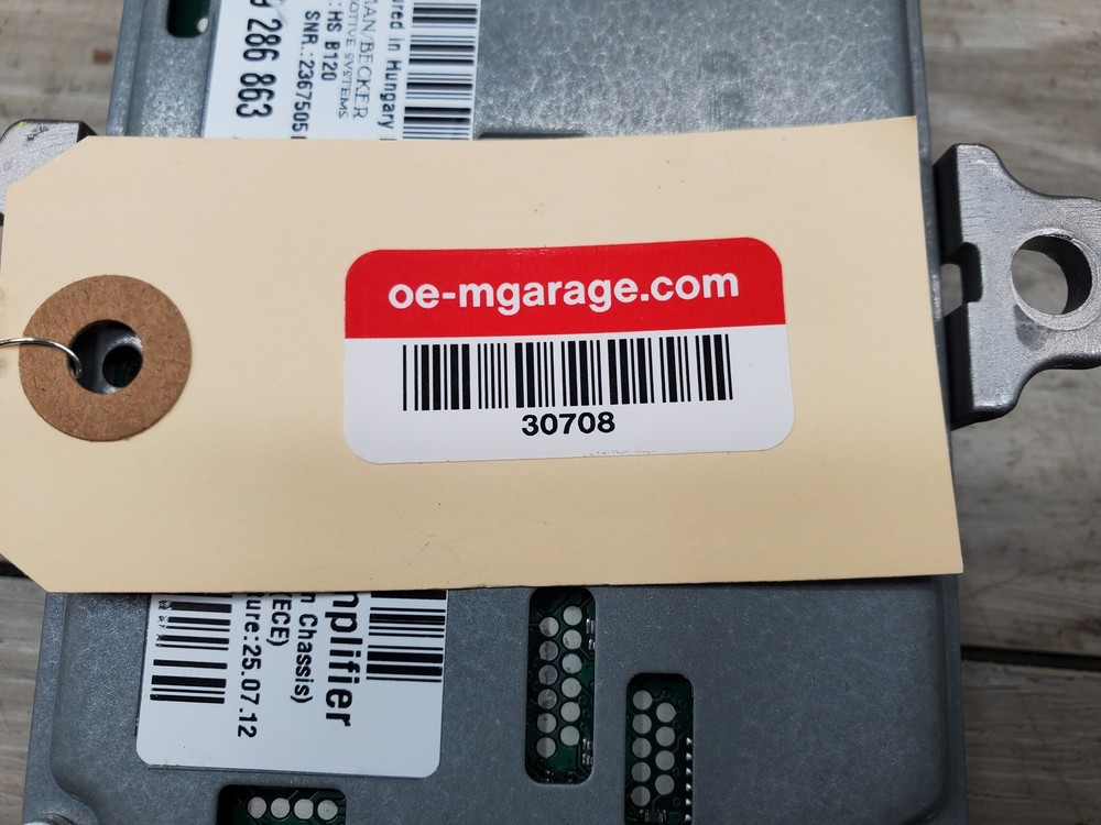 OEM BMW E70 E71 E89 X6M Z4 Audio Control Module Active Sound Design HARMAN