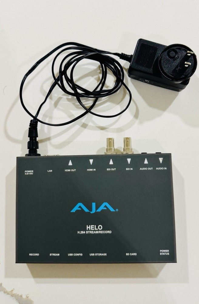 Aja Helo H.264 HD/SD stream and record encoder.